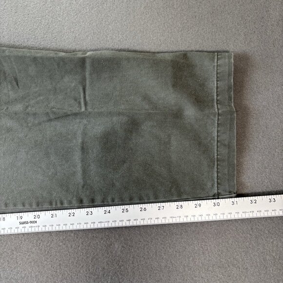 VINTAGE Bugle Boy Pants Men’s 36 Green Baggy Cargo Skater Grunge Y2K Relaxed 90s - Picture 8 of 16